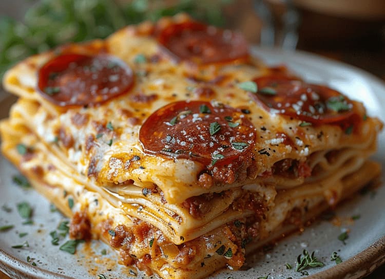Lasagna de Peperoni