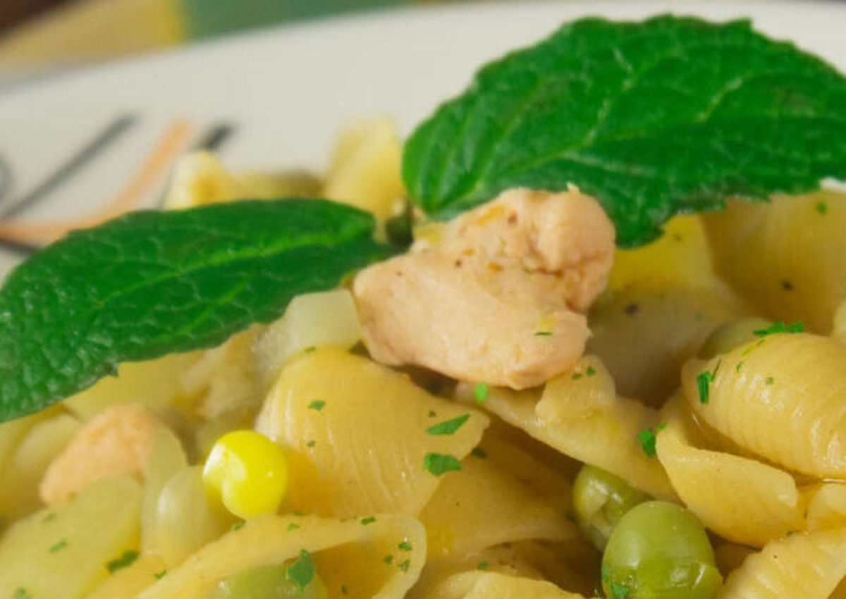 Pollo con conchas