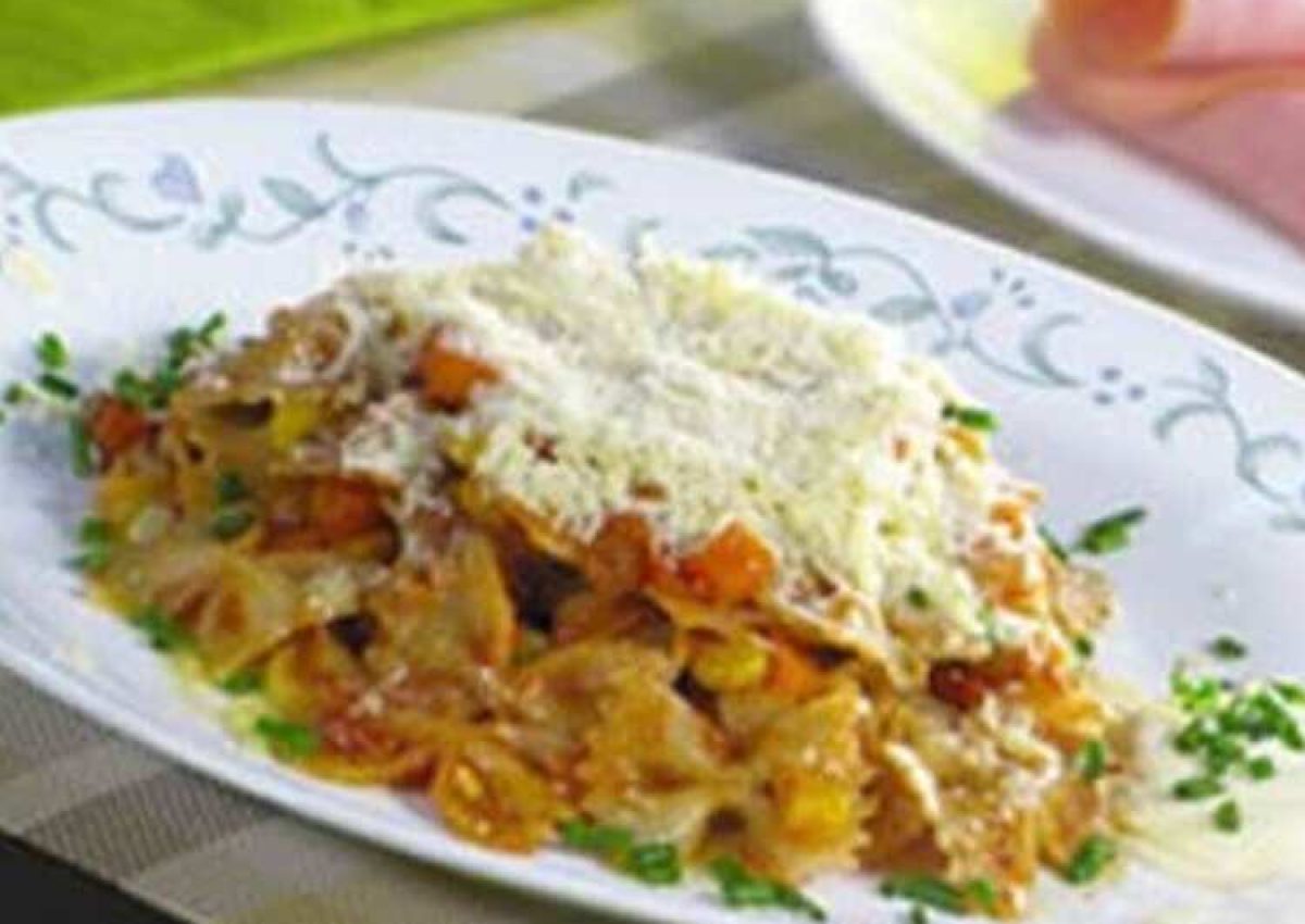 Corbatas doria con maíz
