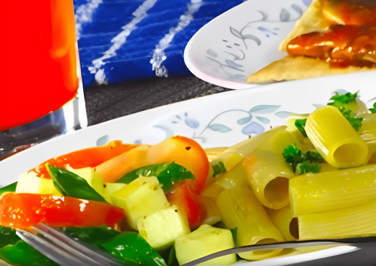 Ensalada de rigatoni
