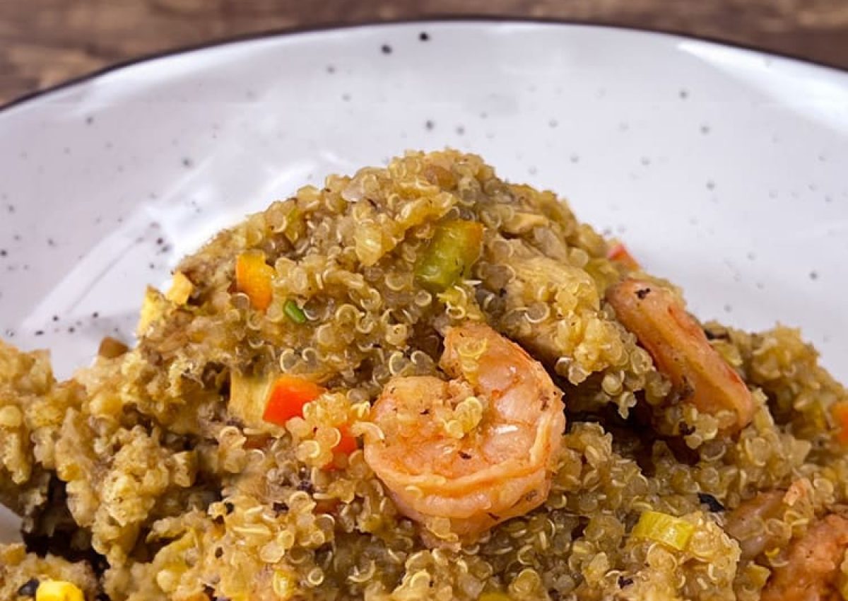 Paella de quinua