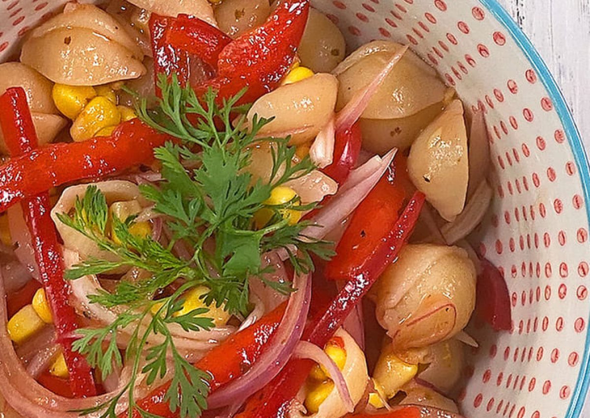 Ceviche fresco de conchas